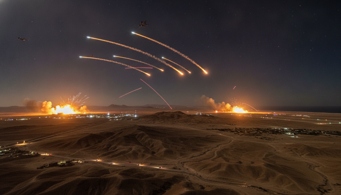 Houthis launch drones and ballistic missiles at Marib and Hadramout sites