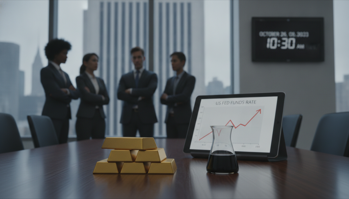 Gold pares gains, steadies as oil rises and US rate-hike expectations grow