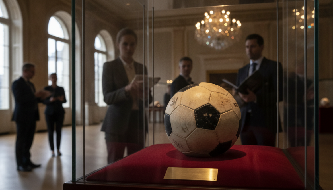 Maradona Hand of God ball expected to fetch eight-figure sum at auction