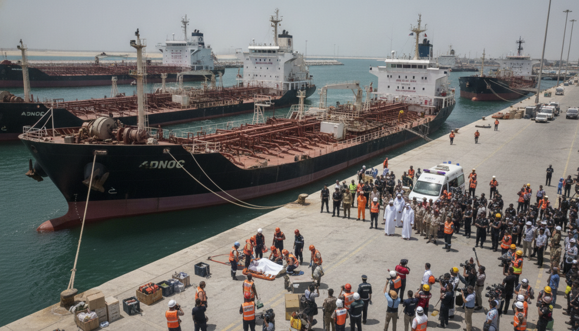 ADNOC confirms 15 vessels attacked in Strait of Hormuz, one crew killed, 20 injured